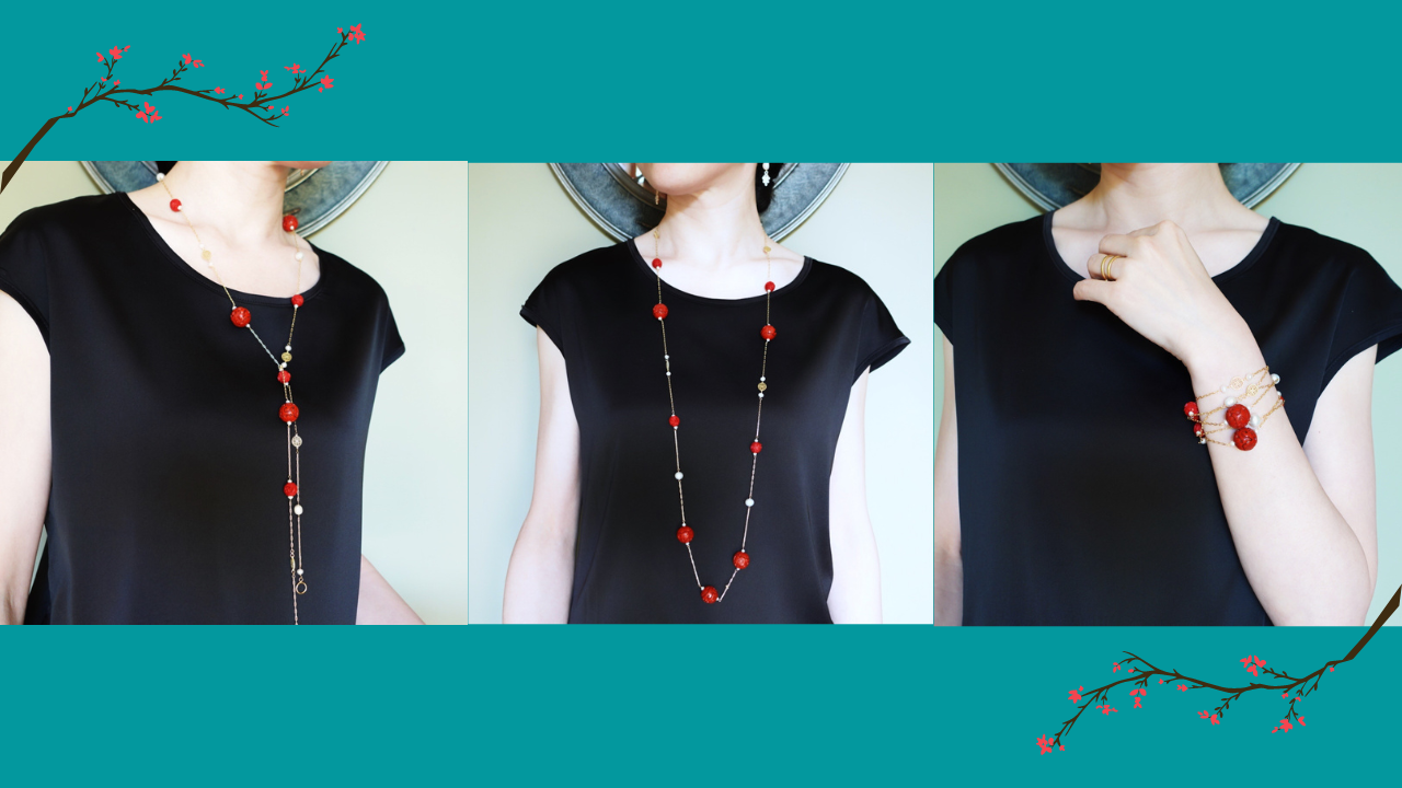 How to Style a Long Cinnabar Necklace in Multiple Ways