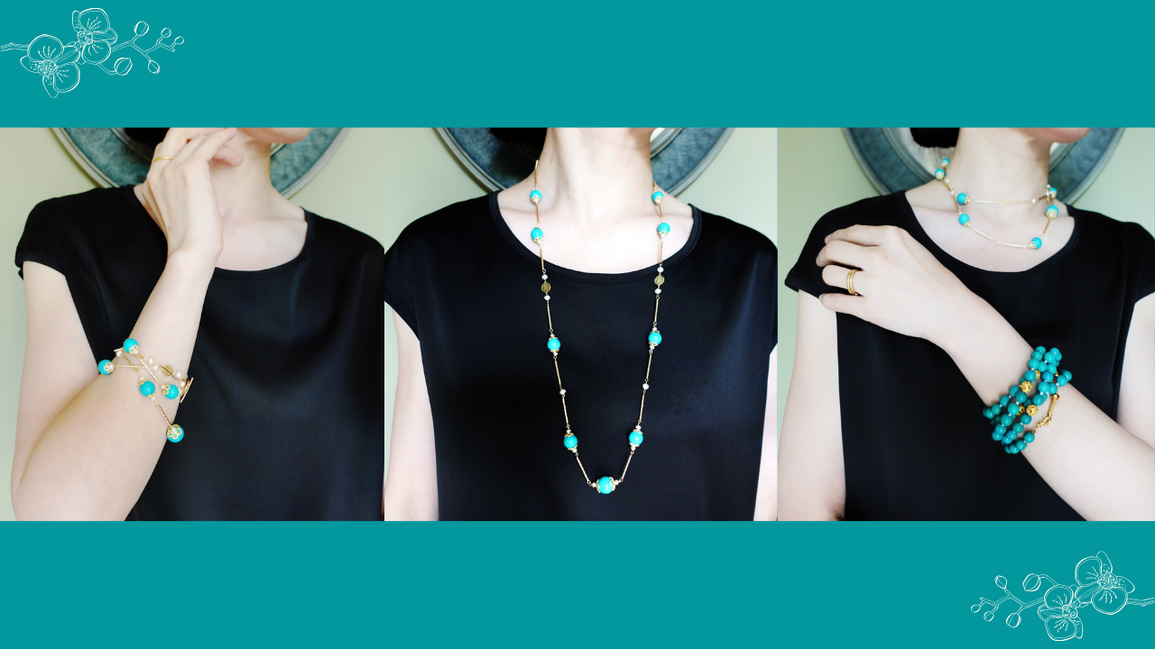 How to Style Long Turquoise Necklace in Multiple Ways