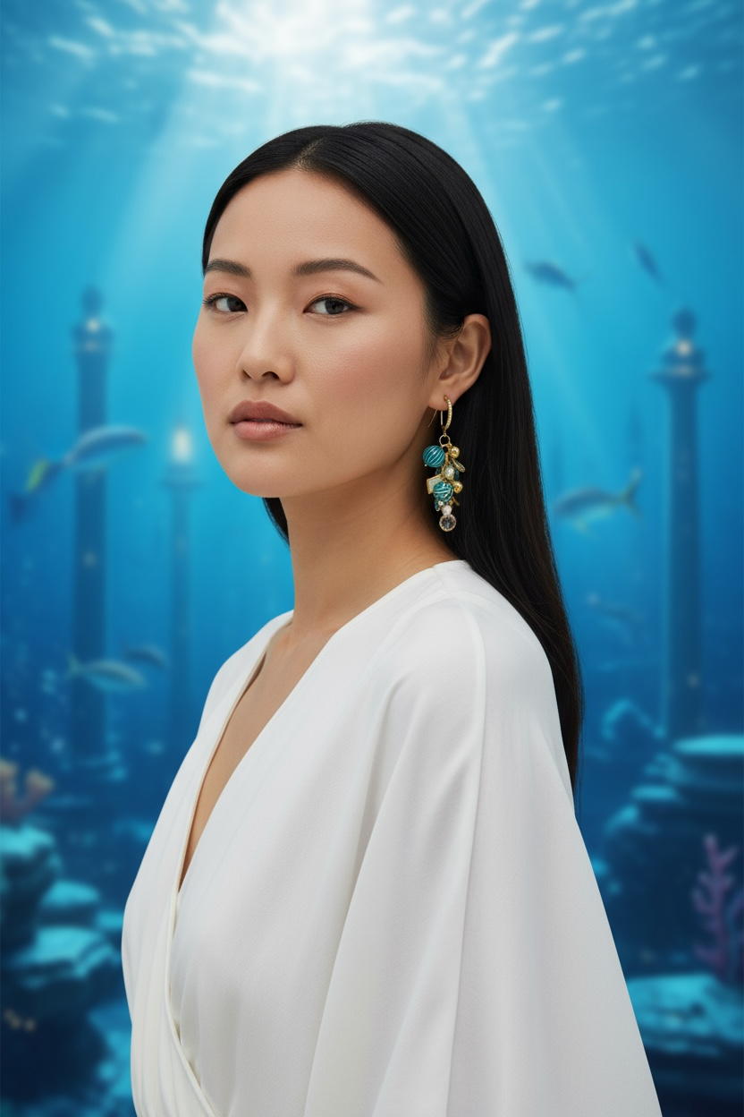 Atlantis Non Pierced Cluster Earrings - Yun Boutique