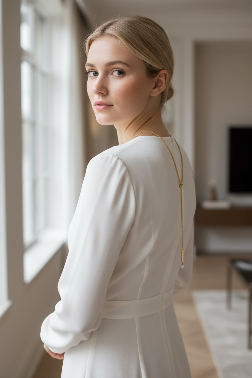 Auspicious Flower Filigree Inlay Locket Pendant Necklace Gold - Yun Boutique