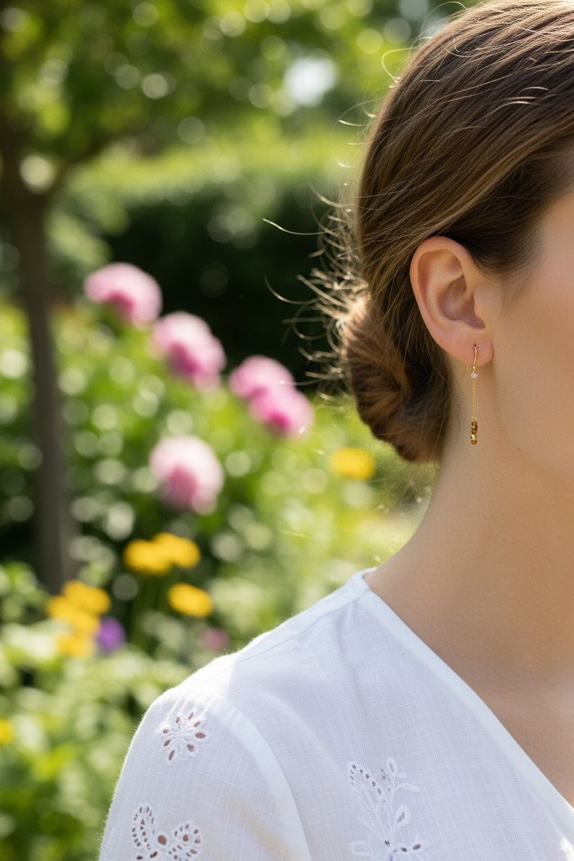 Summer Long Sunstone Necklace - Yun Boutique