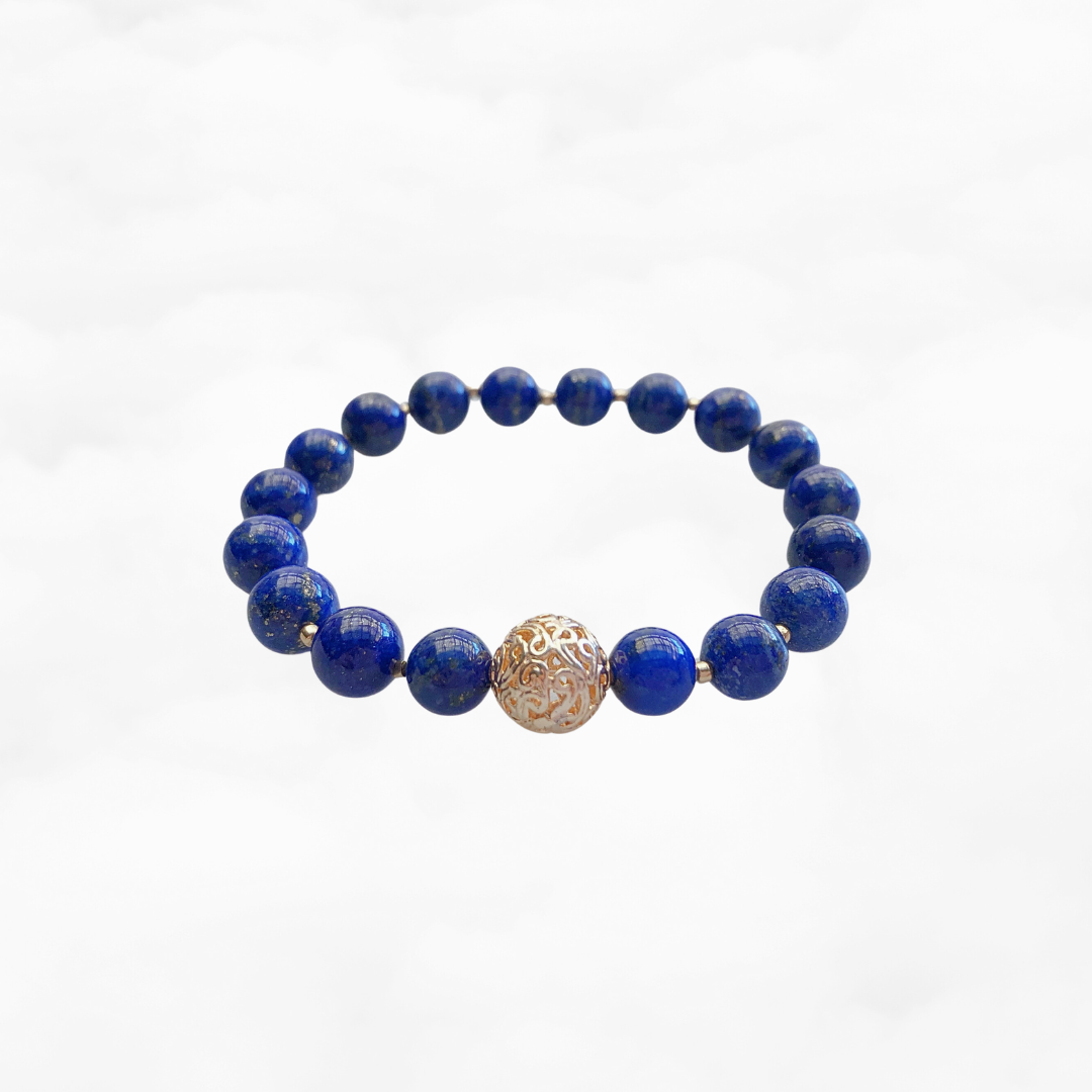 Auspicious Clouds Lapis Bracelet - Yun Boutique