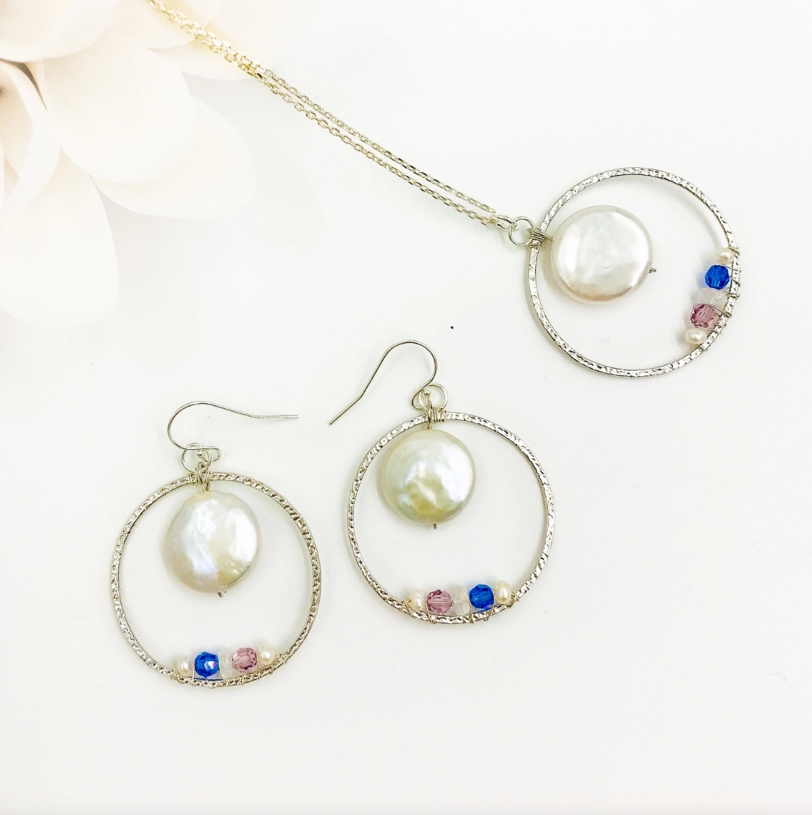 Silver Moon Paradise Jewelry Set - Yun Boutique