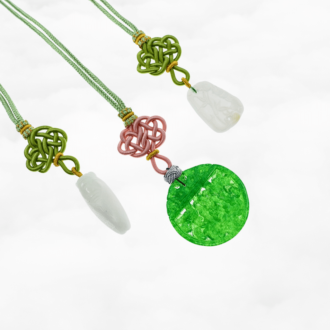 Chinese Knot Jade Pendant Necklace - Yun Boutique