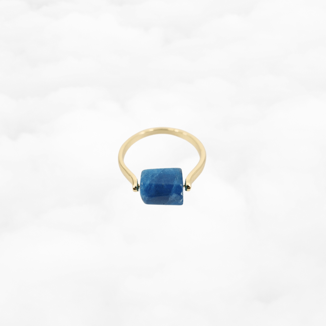 Natural Apatite Stack Ring - Yun Boutique