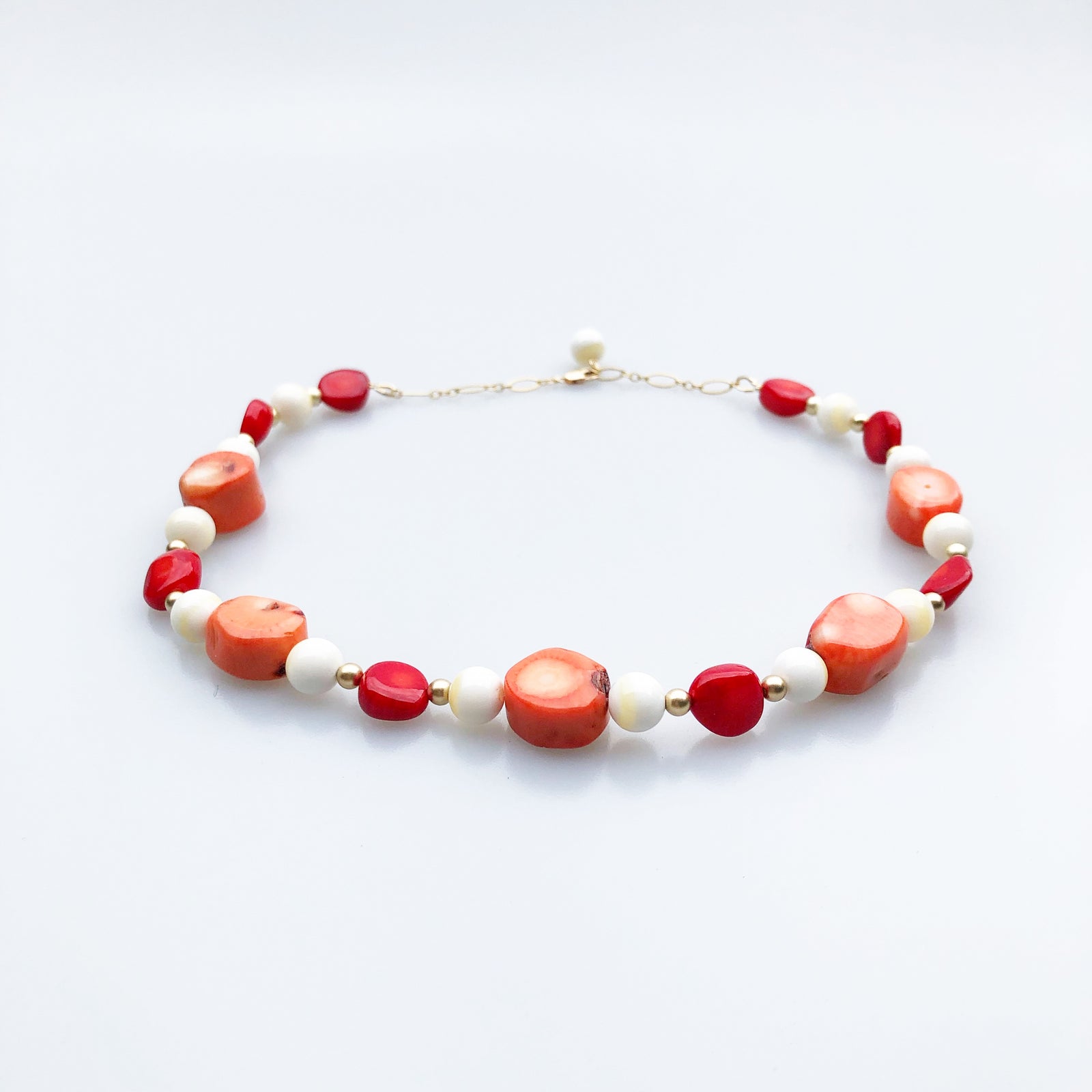 Red Coral Necklaces Short