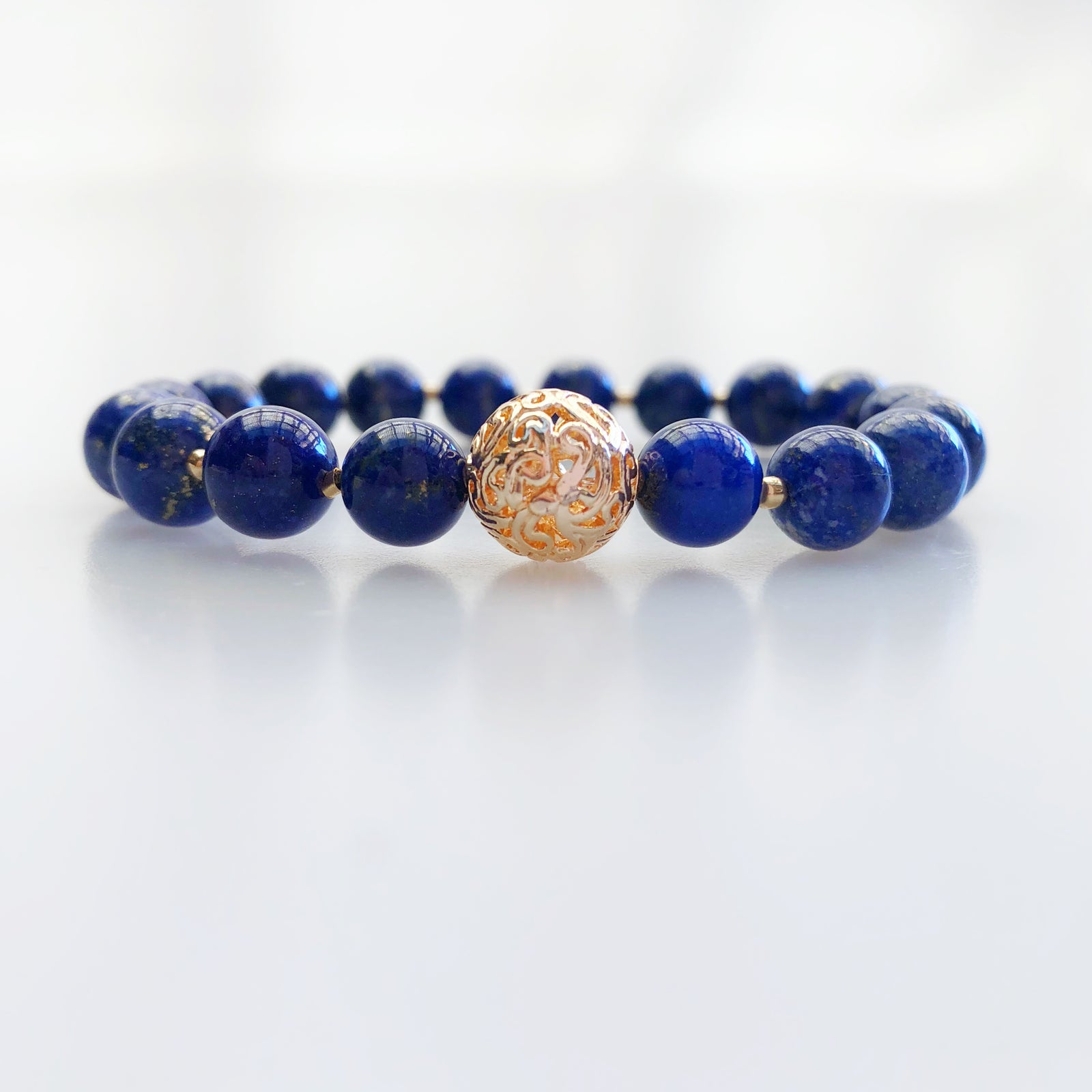 Auspicious Clouds Lapis Bracelet