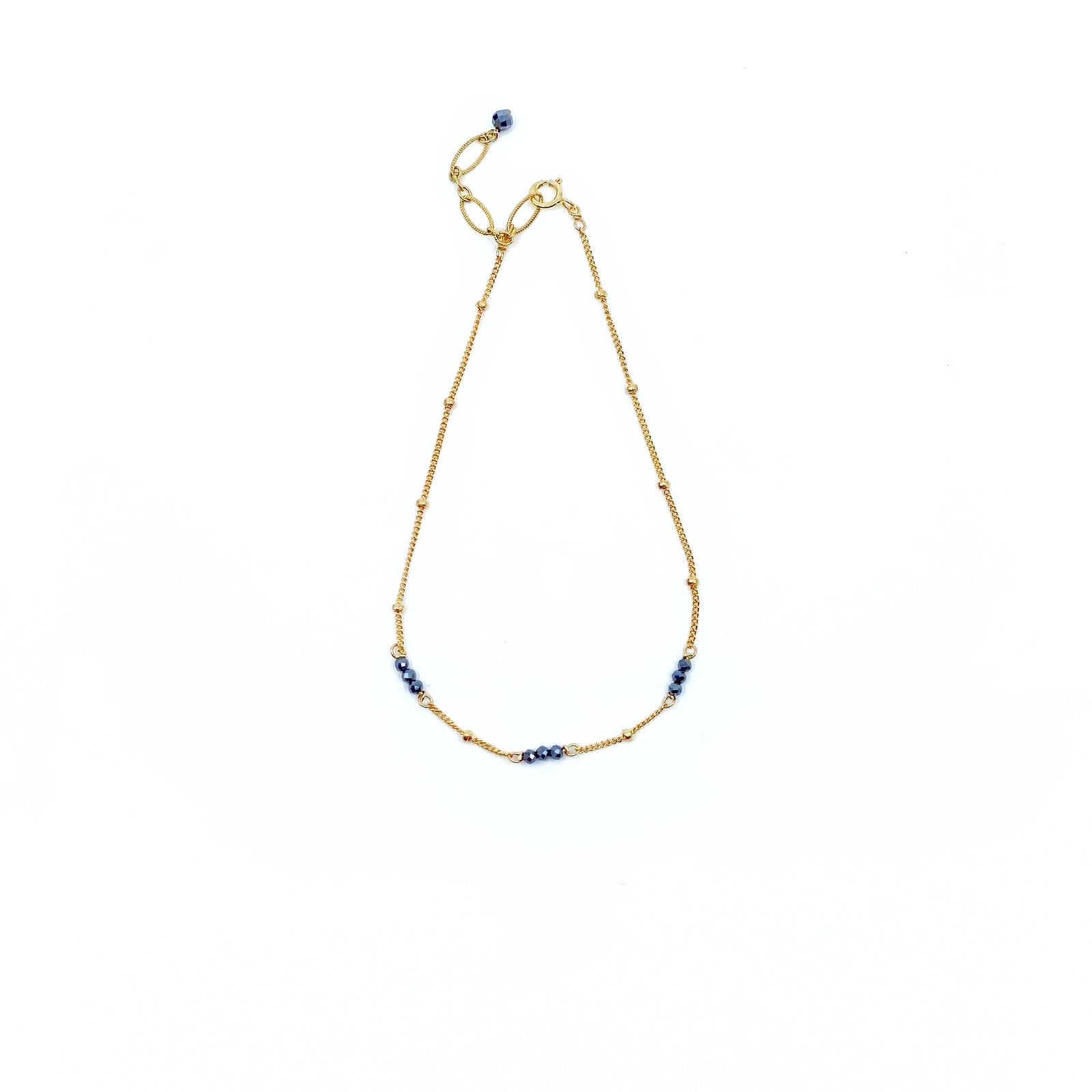 Yun Boutique The Nine Terahertz Stone Bracelet in Gold Filled