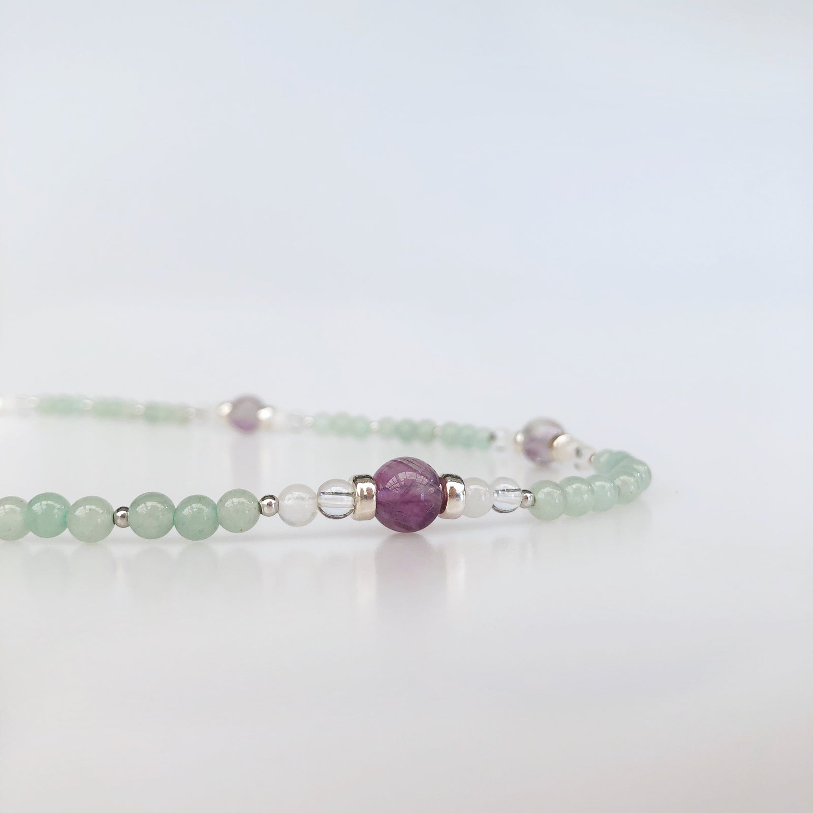 Yun Boutique Beaded Aventurine Necklace