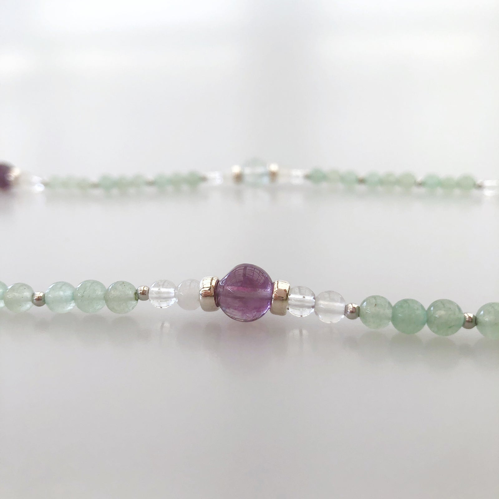 Yun Boutique Beaded Aventurine Necklace