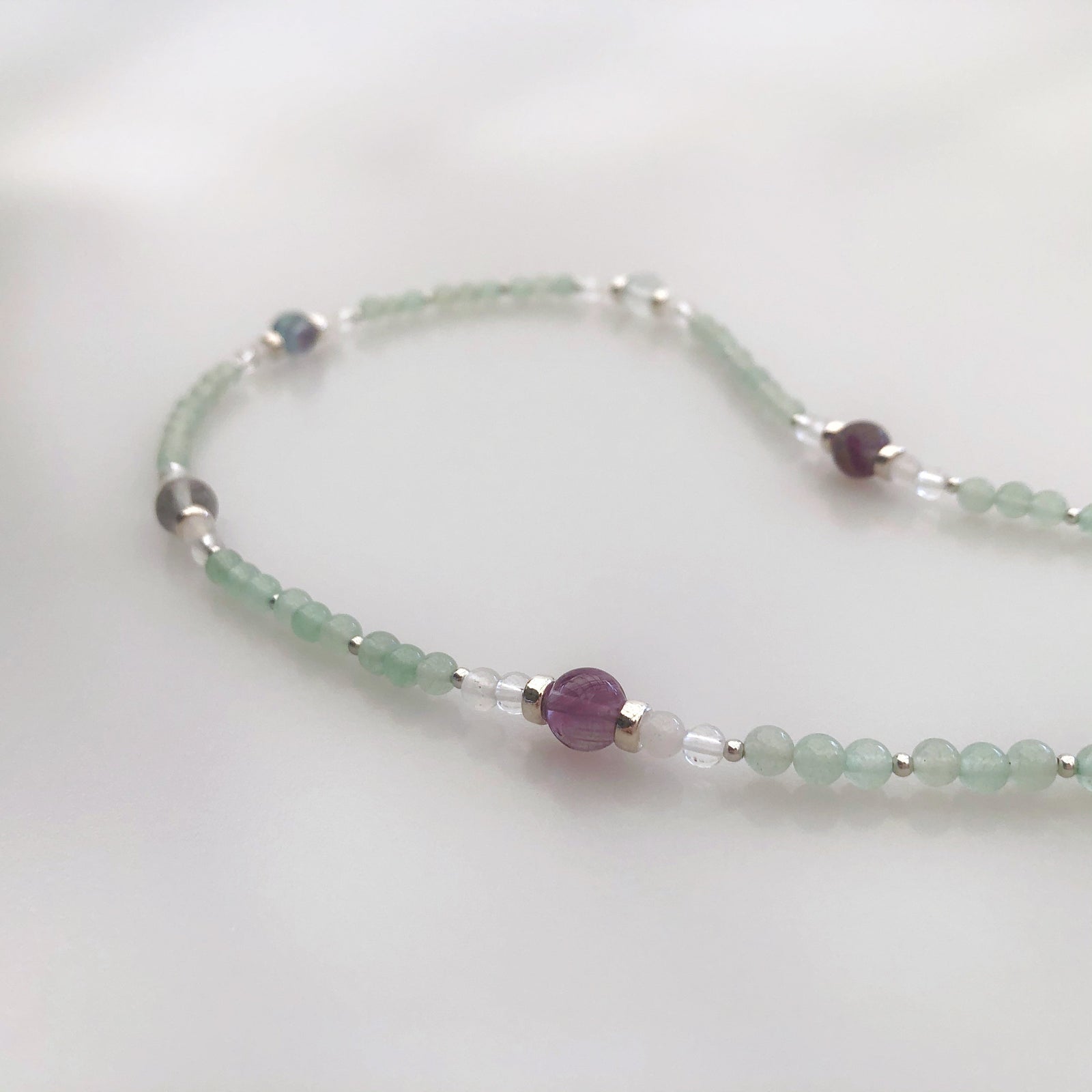 Return to Origin Beaded Aventurine Necklace 28 Inch - Yun Boutique