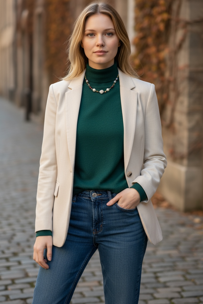 Autumn Gemstone and Pearl Necklace - Yun Boutique