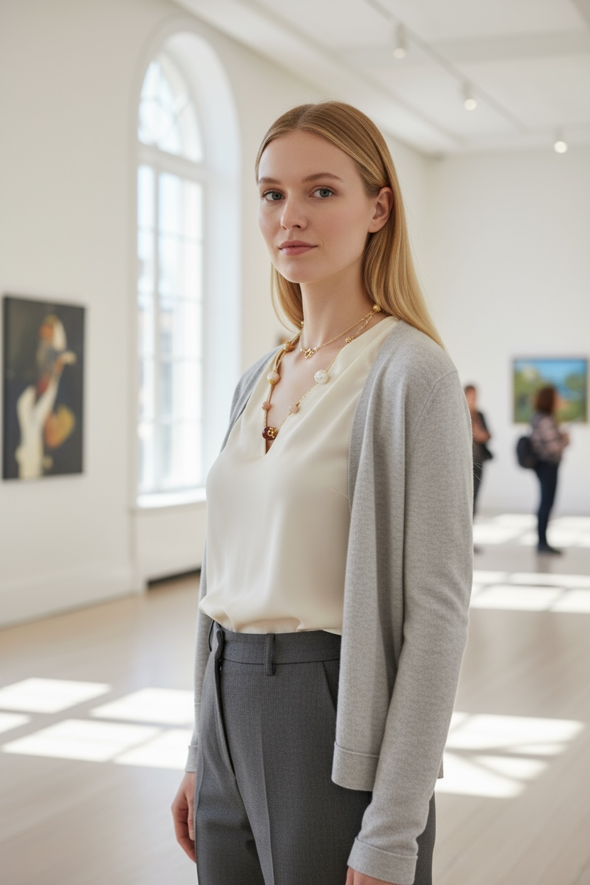 Autumn Carnelian and Agate Long Chain Necklace - Yun Boutique