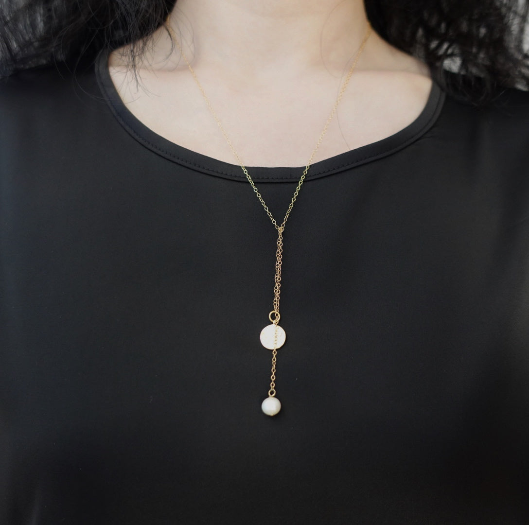 Zodiac Y Chain Necklace Gold - Yun Boutique