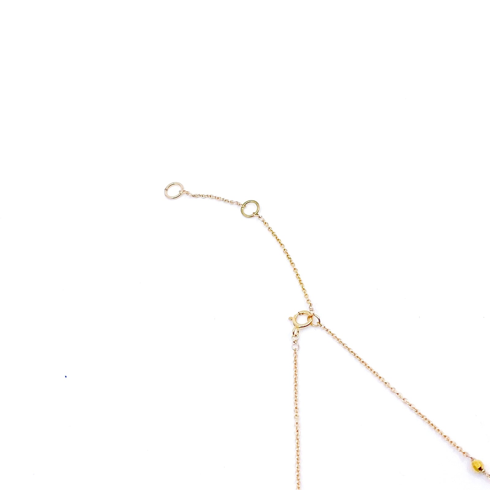 The Nine Terahertz Stone Necklace in Gold Filled - Yun Boutique