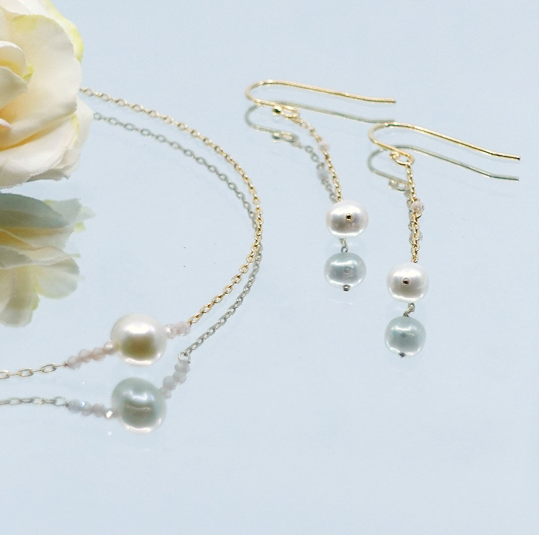 Floating Pearl Necklace - Yun Boutique
