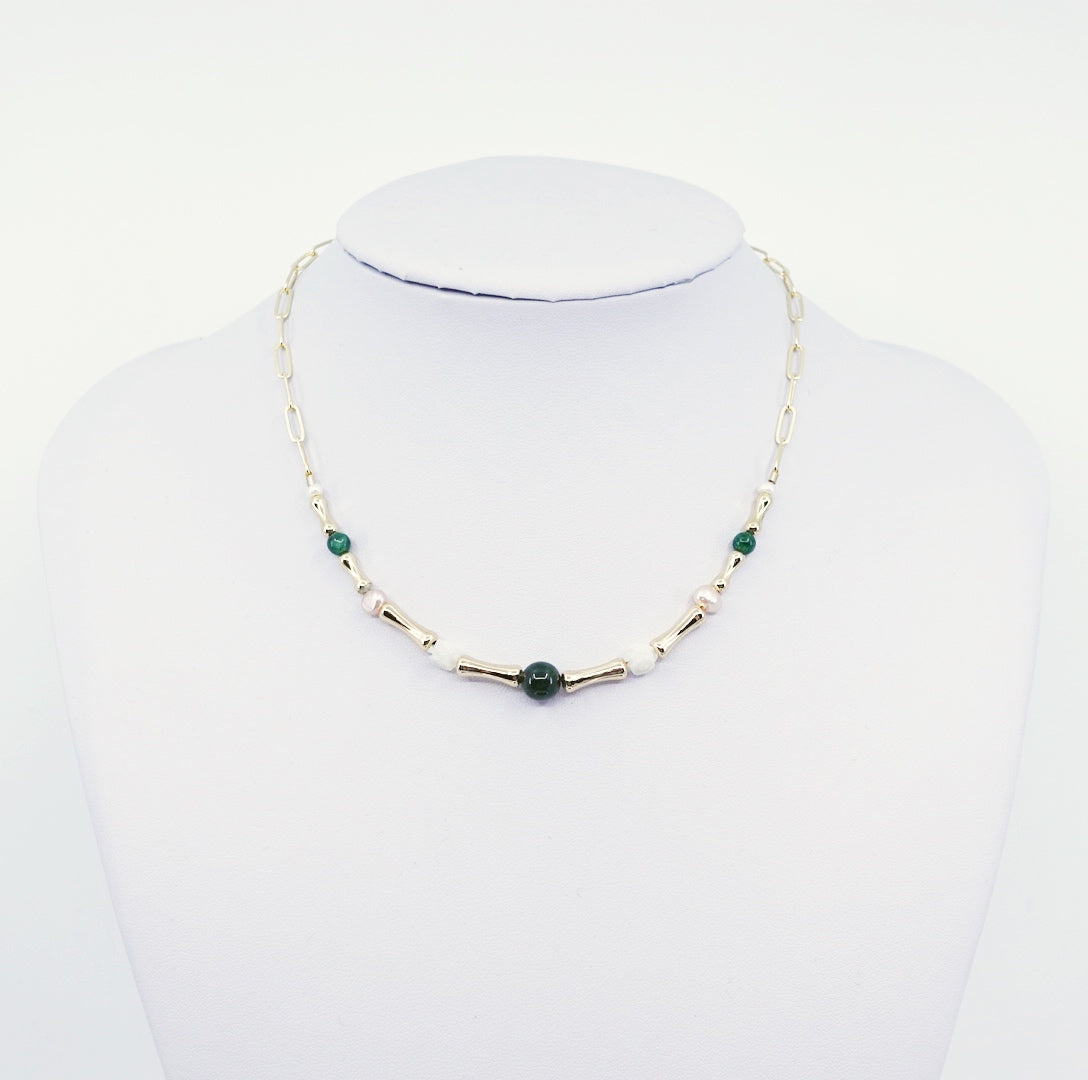 Yun Boutique Elf Forest Necklace Gold