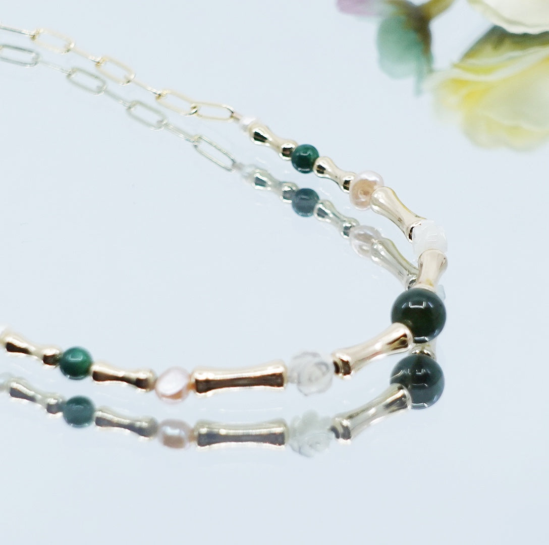 Yun Boutique Elf Forest Necklace Gold