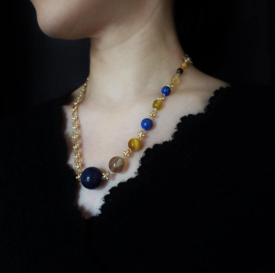 Yun Boutique Metropolis Hermit Asymmetry Necklace