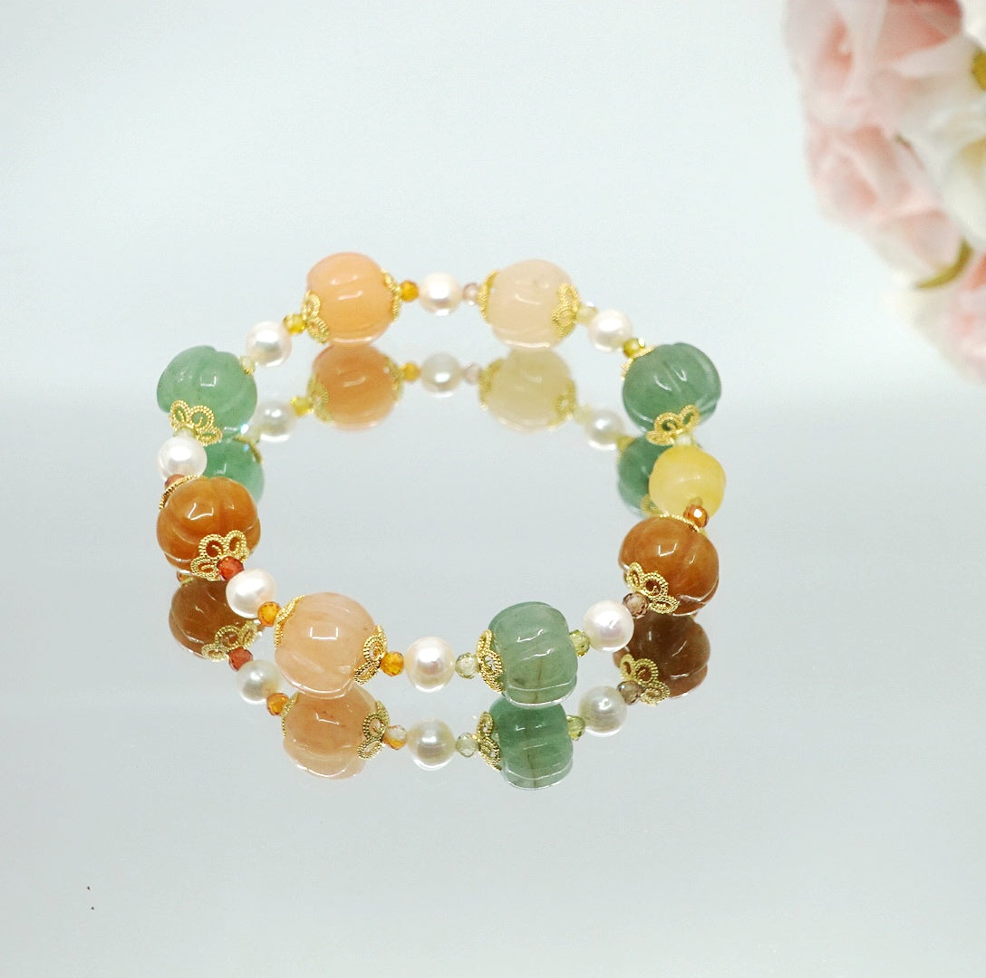 Copy of Gemstone Pumpkin Bracelet - Yun Boutique