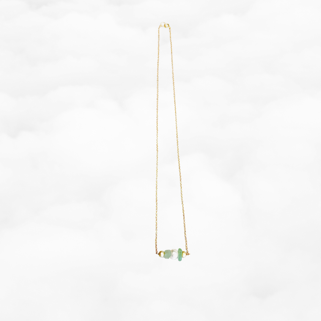 Jade and Pearl Necklace - Yun Boutique