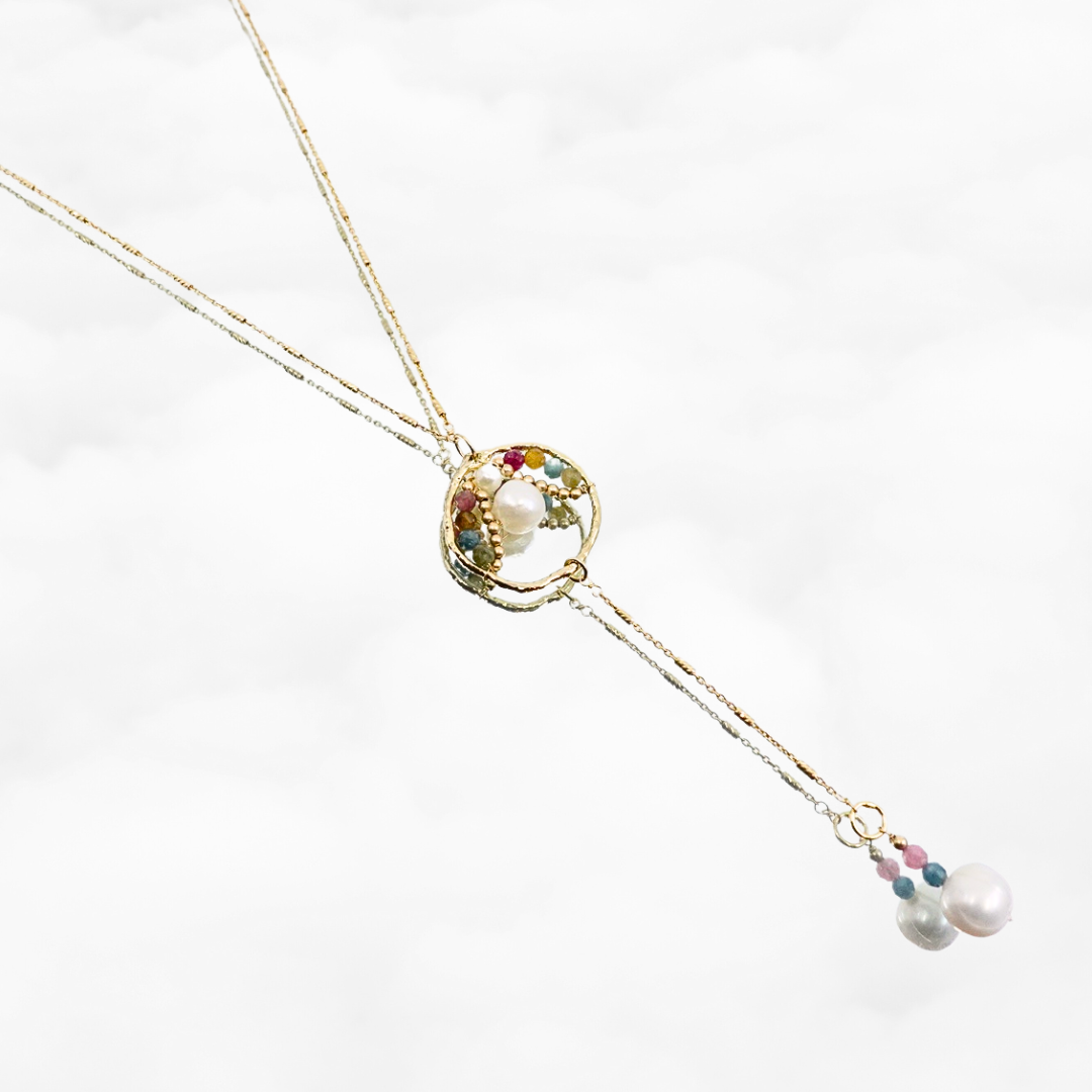 Firefly Whisper Tourmaline Necklace - Yun Boutique