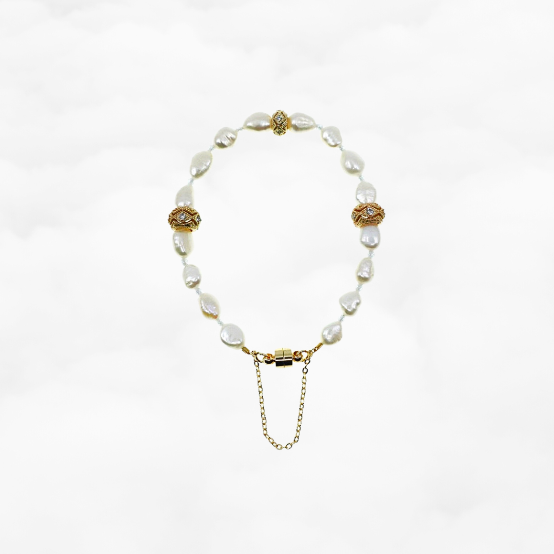 Auspicious Baroque Pearl Bracelet - Yun Boutique