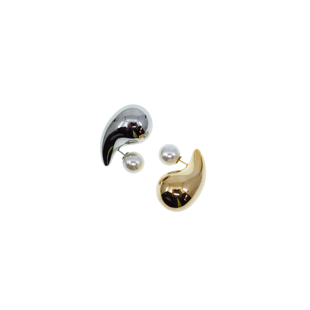 Ying Yang Stud Earrings