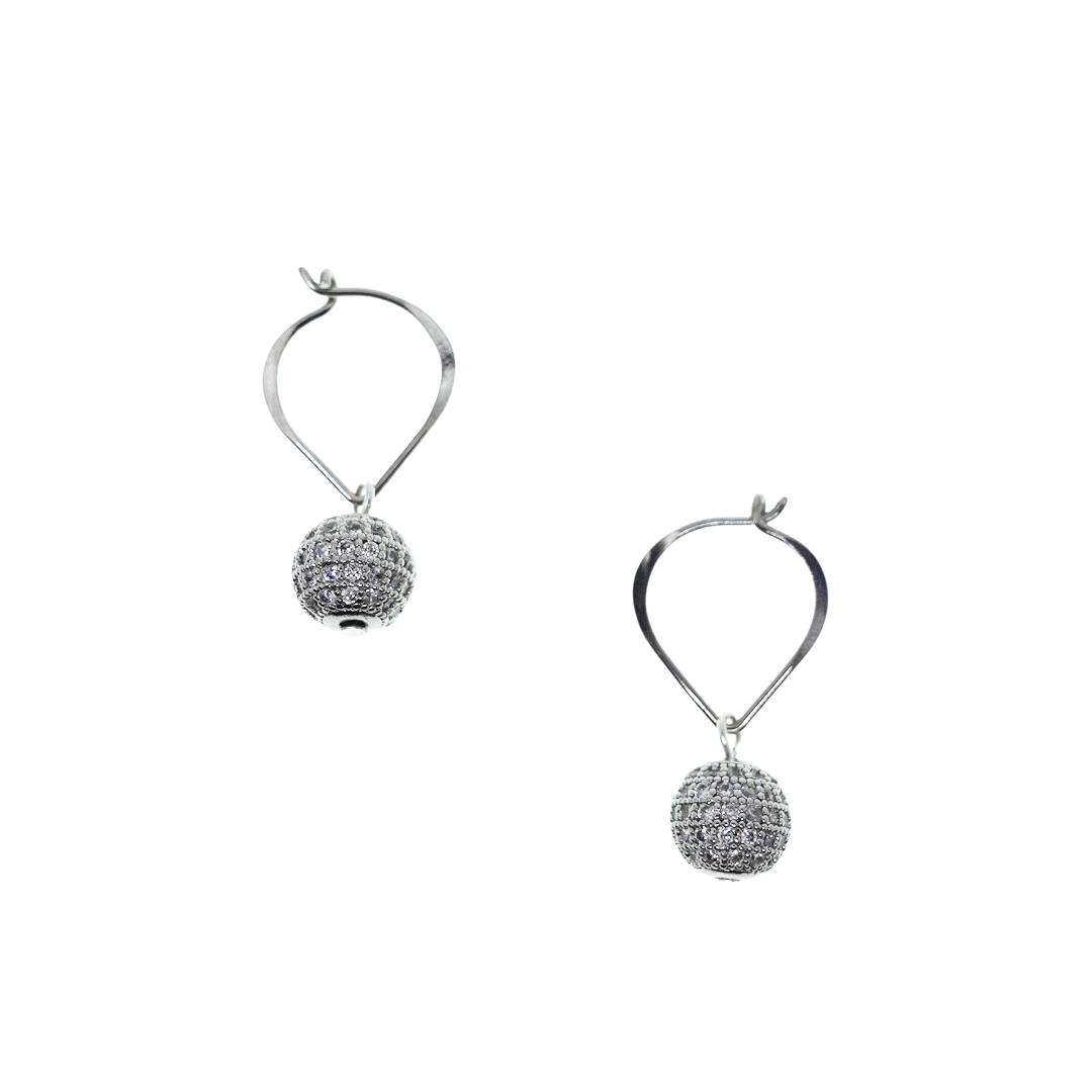 Metropolis Hermit Earrings Silver