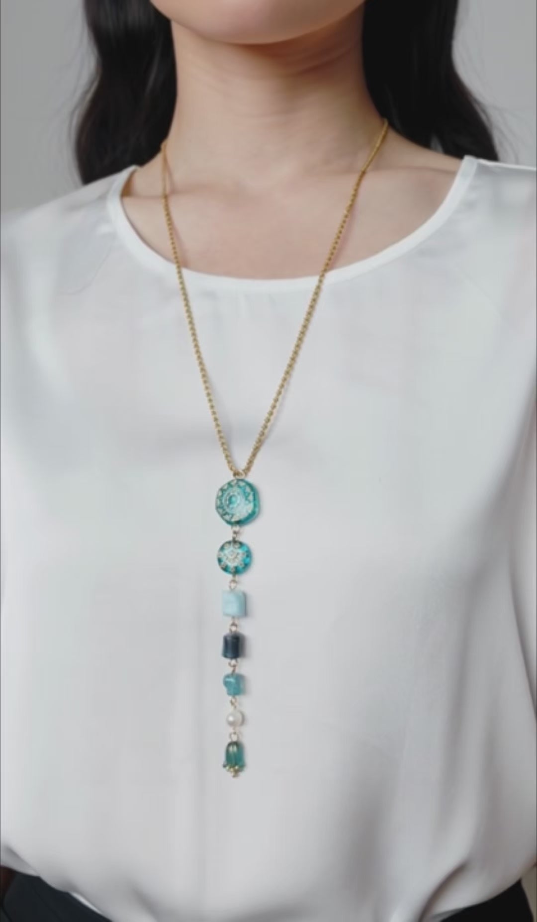 Atlantis Tassel Pendant Necklace