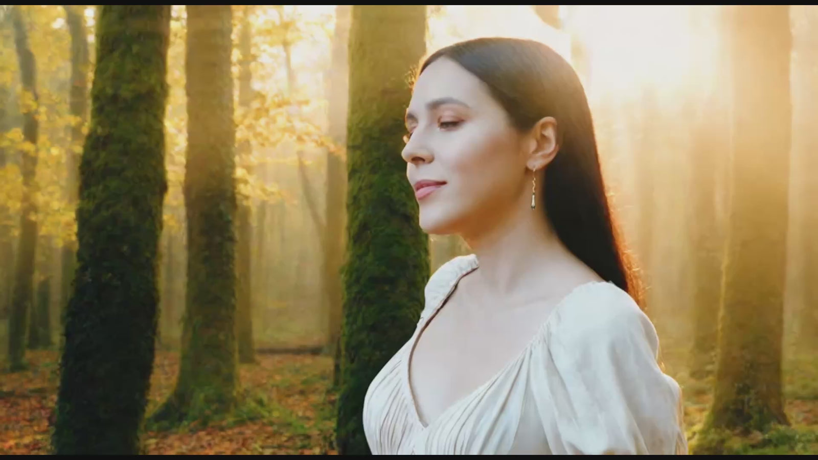 Elf Forest Leaf Tassel Necklace and Earrings Set - Yun Boutique