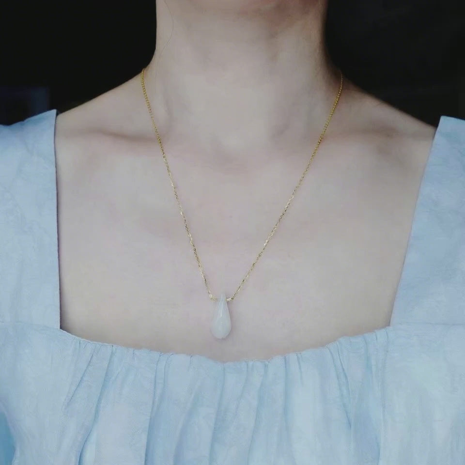 Elf Forest White Quartz Floral Necklace - Yun Boutique