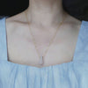 Elf Forest Rose Quartz Floral Necklace - Yun Boutique