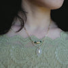 Elf Forest Leaf Necklace Gold - Yun Boutique