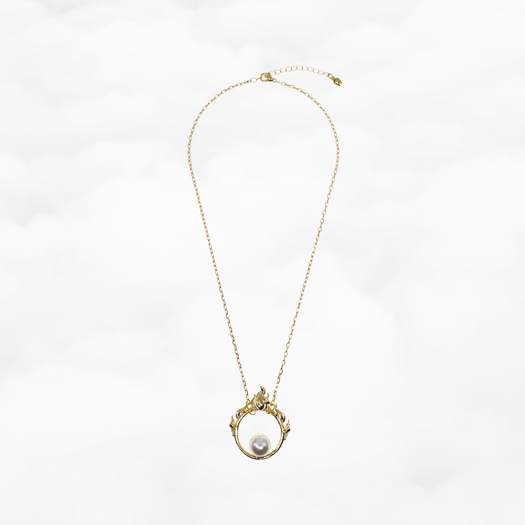 Sacred Fire Necklace Gold - Yun Boutique