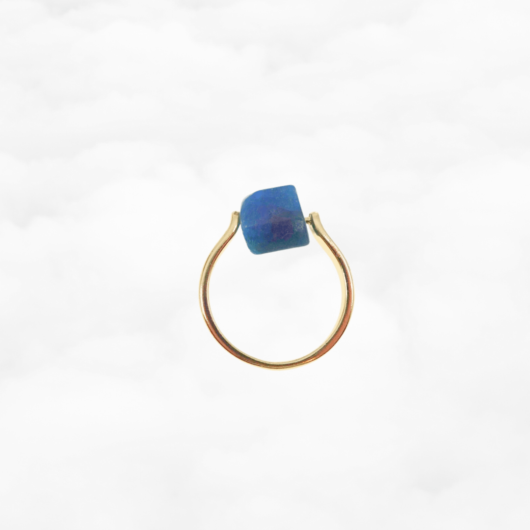 Natural Apatite Stack Ring - Yun Boutique