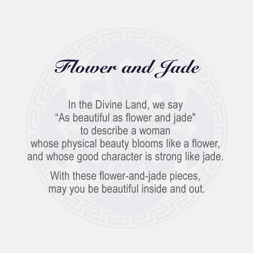 Flower Jade Pendant Necklace - Yun Boutique