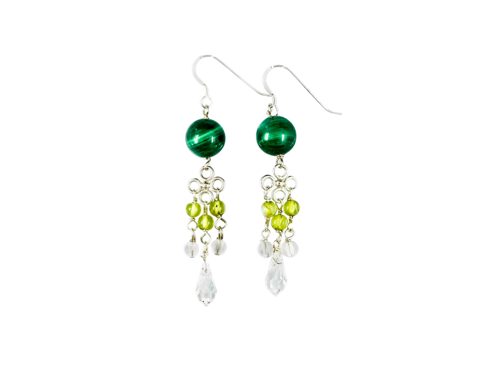Malachite Dangle Earrings - Yun Boutique