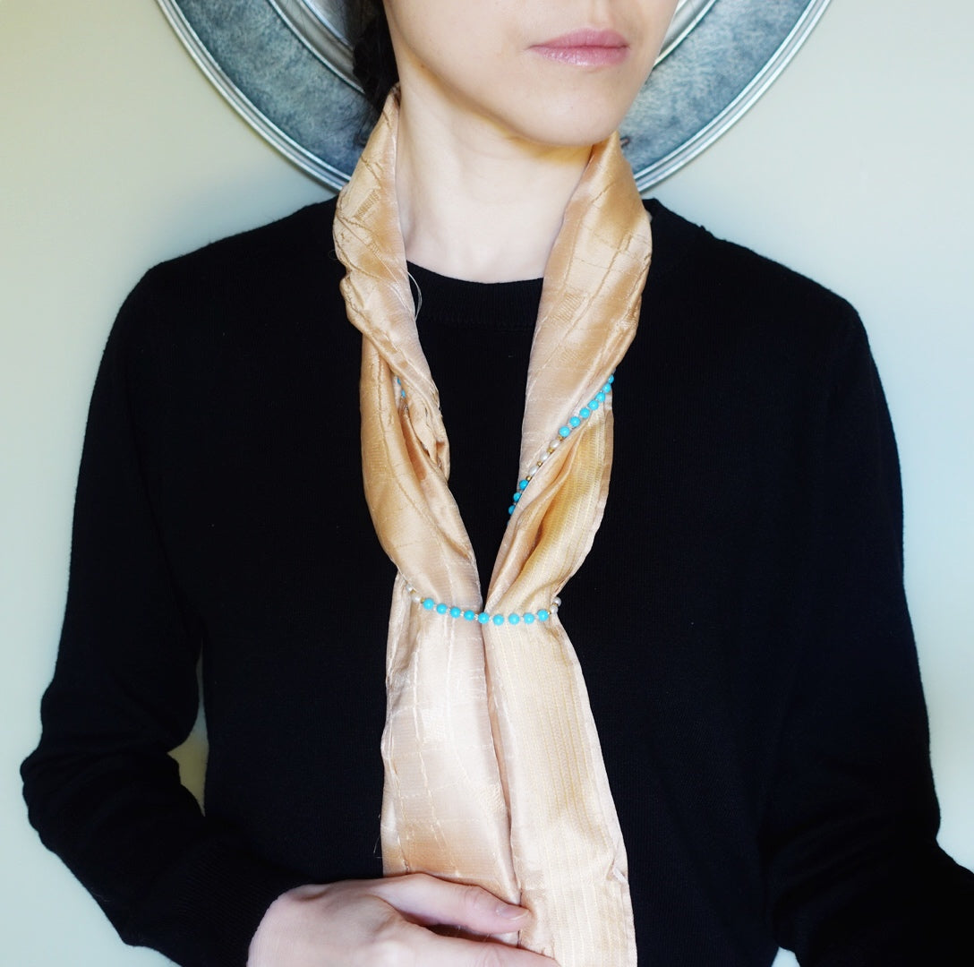 Return to Origin 4mm Turquoise Howlite Necklace Set - Yun Boutique