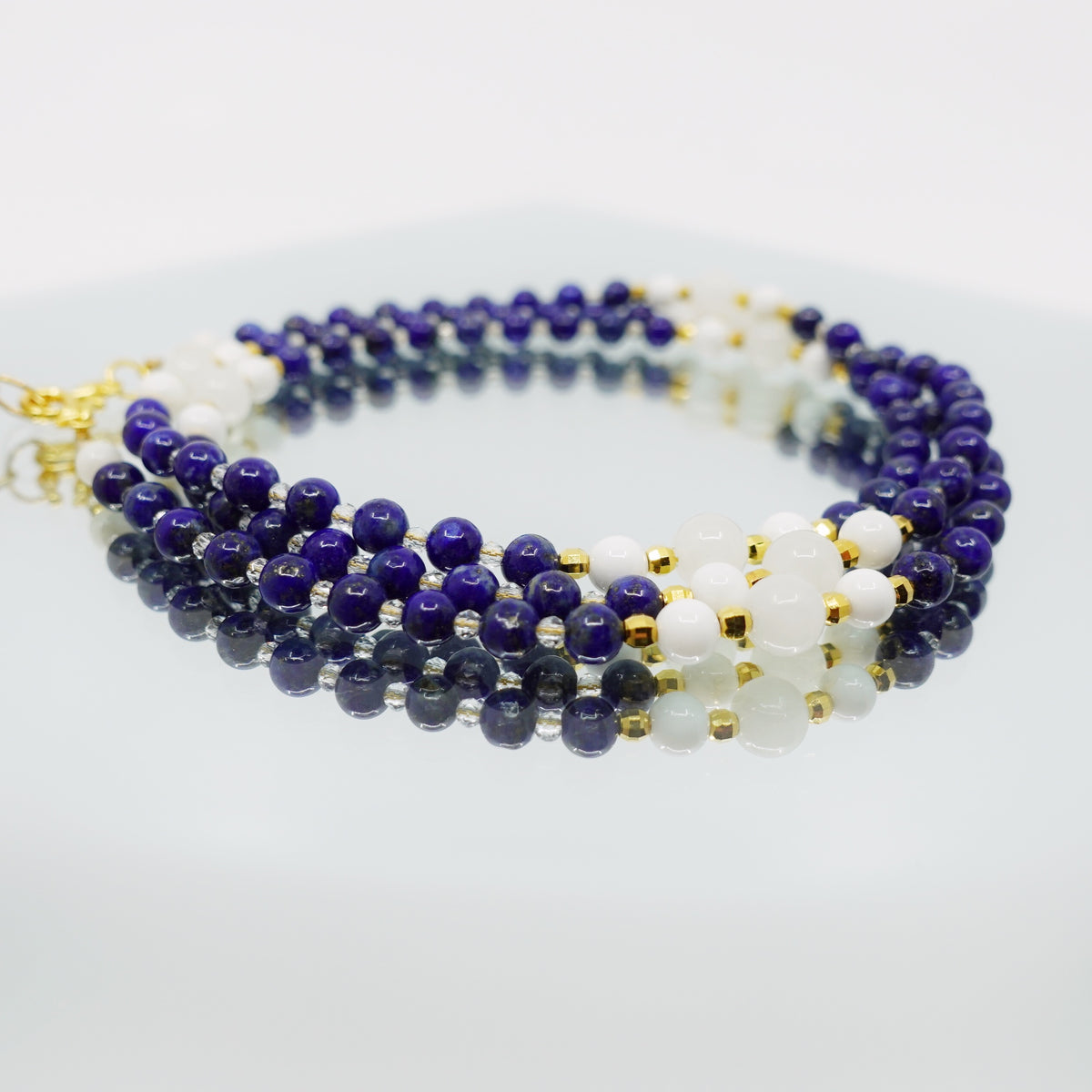 Return to Origin 4mm Lapis Pendant Necklace - Yun Boutique