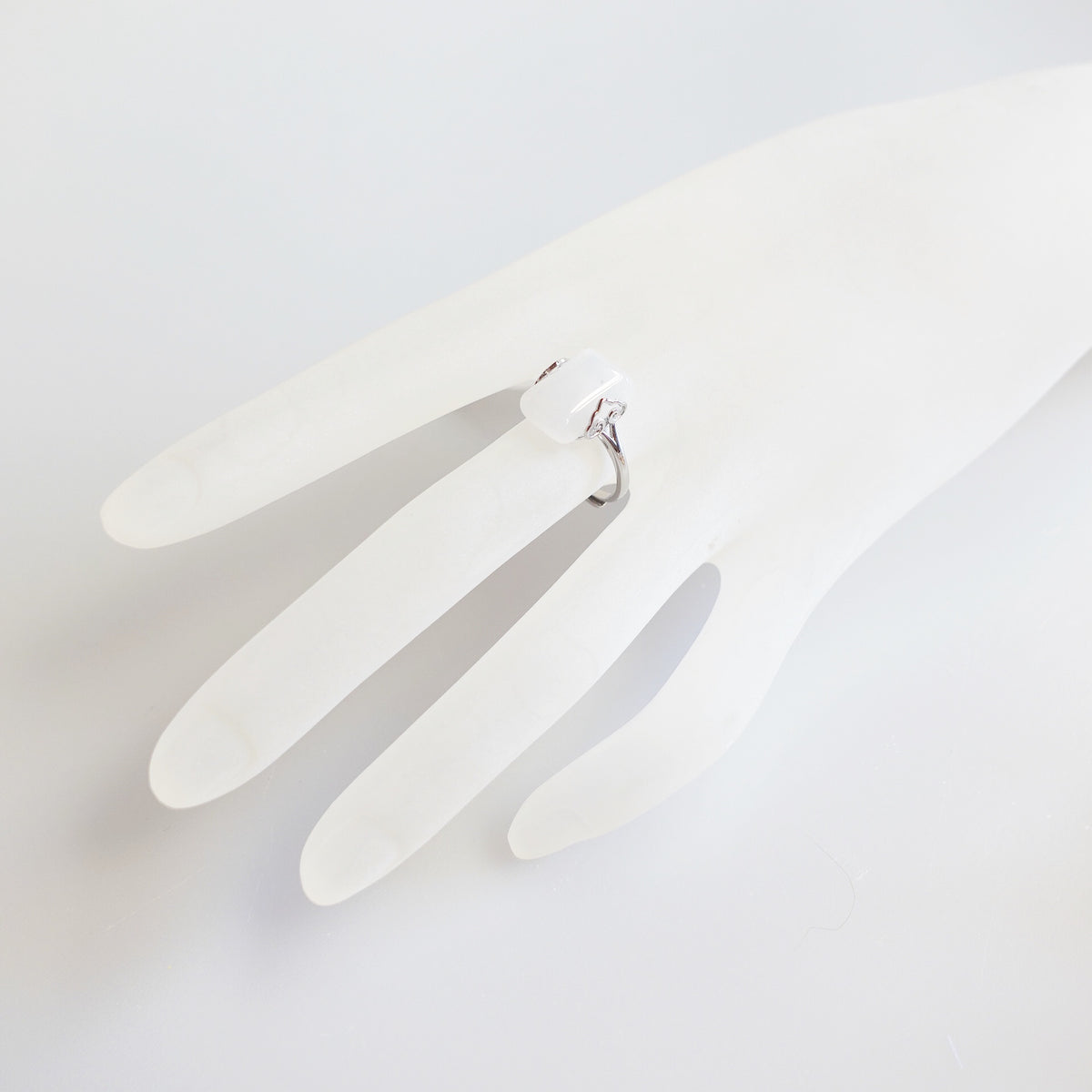 Crystal ring, cocktail ring, sterling silver ring, vintage ring, silver rings for women, rectangle ring, agate ring, handmade ring, real silver rings, 925 ring, boutique ring, Asian ring