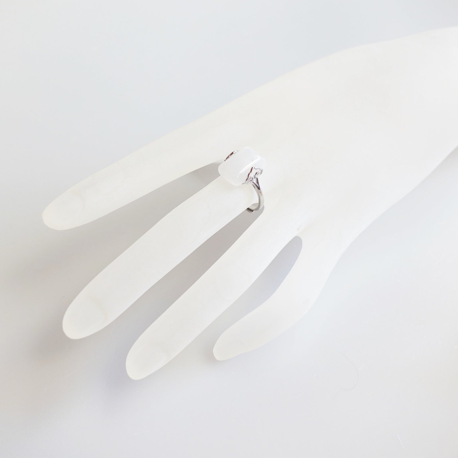 Crystal ring, cocktail ring, sterling silver ring, vintage ring, silver rings for women, rectangle ring, agate ring, handmade ring, real silver rings, 925 ring, boutique ring, Asian ring