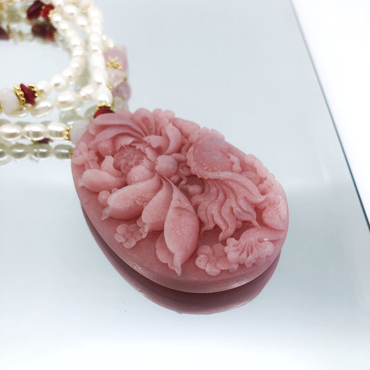 Beaded Long Pearl Pendant Necklace - Yun Boutique