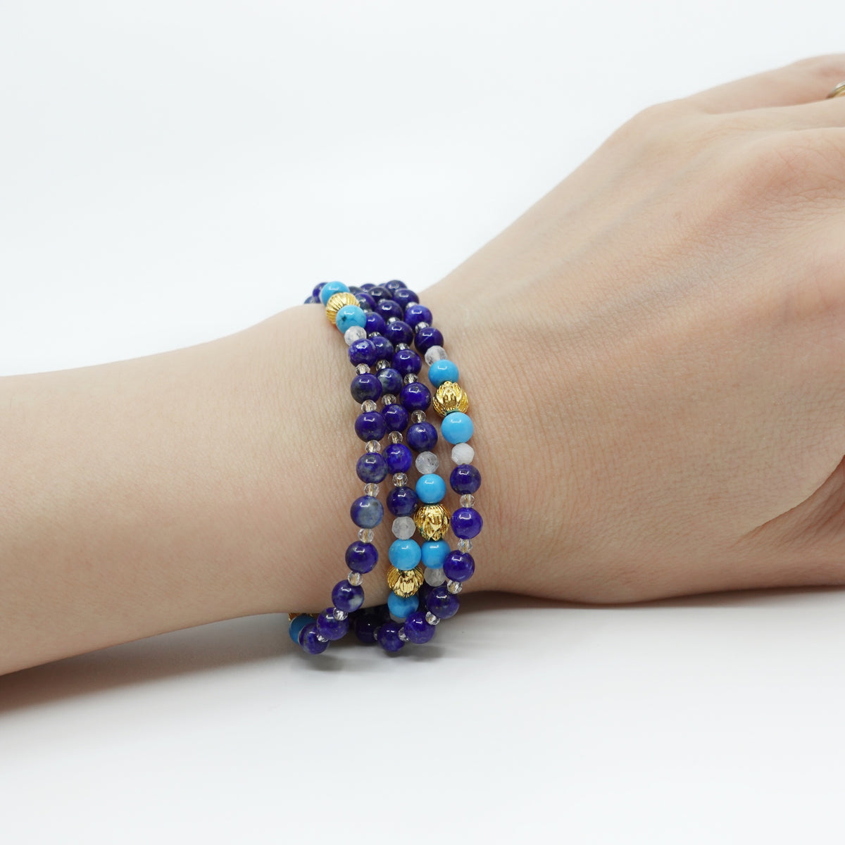 Return to Origin 4mm Lapis Pendant Necklace - Yun Boutique