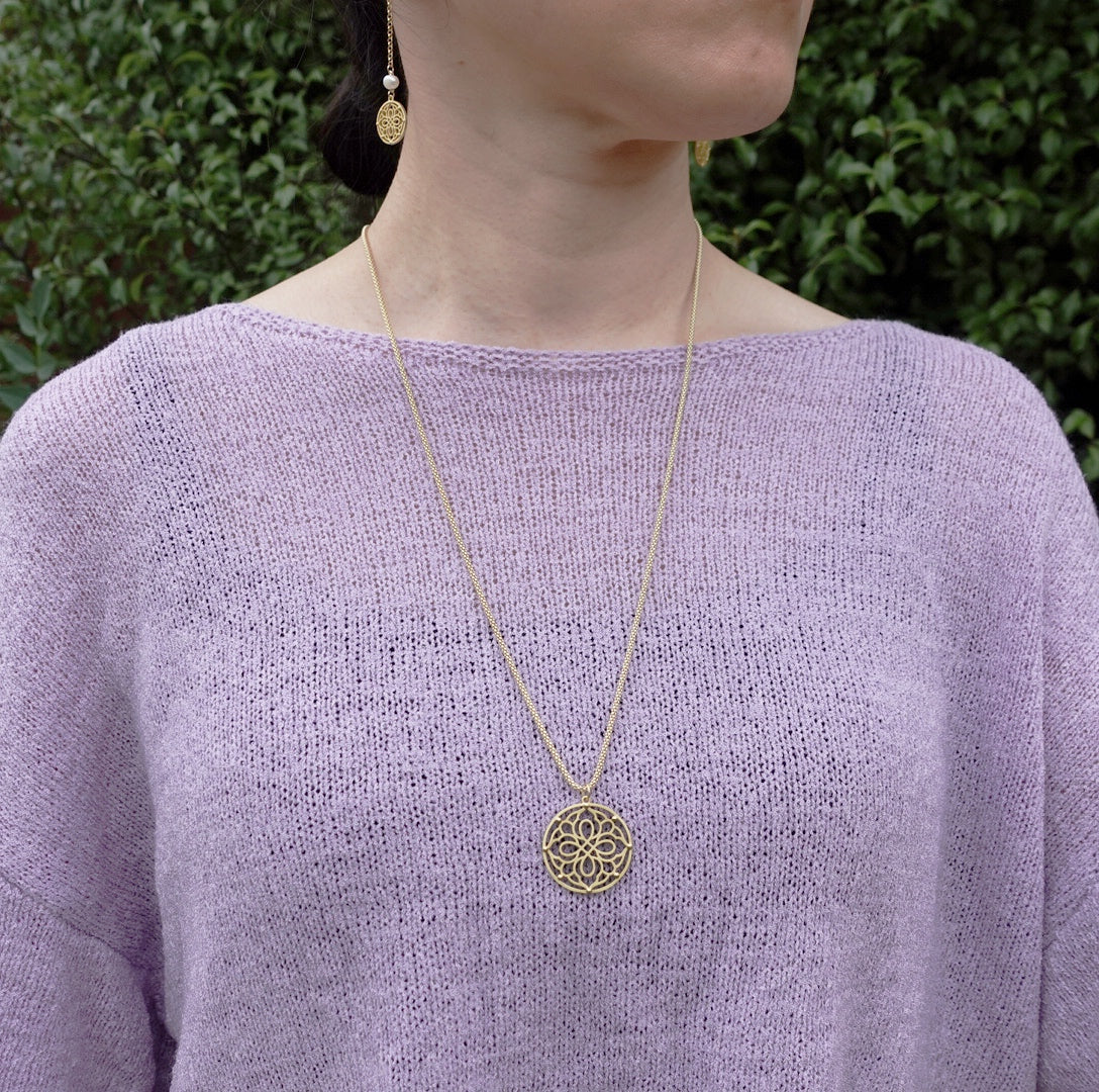 Auspicious Origin Pendant Necklace (Large) - Yun Boutique