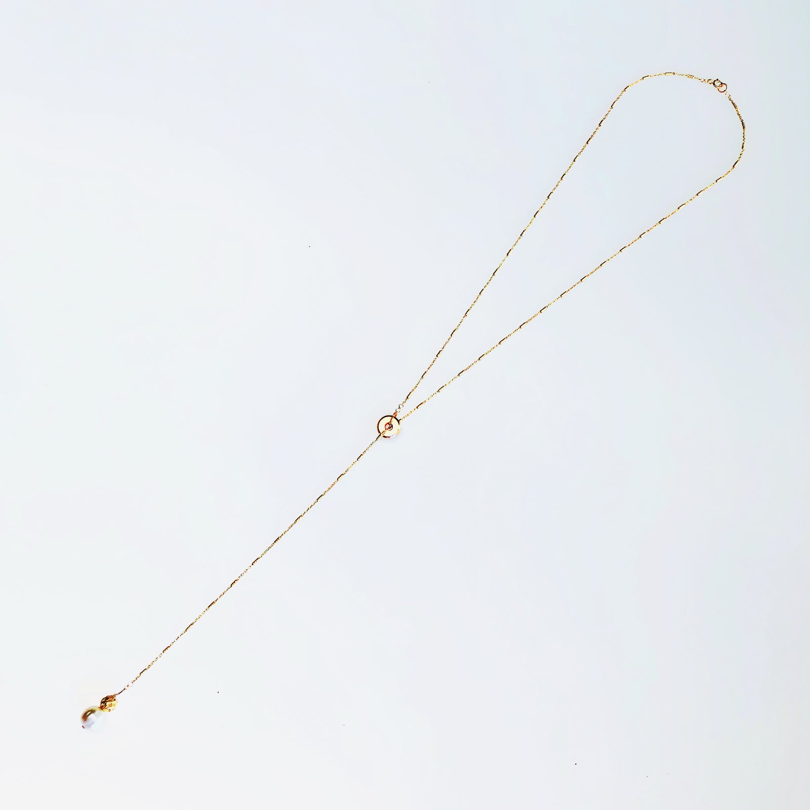 Moon Goddess Y Chain Necklace