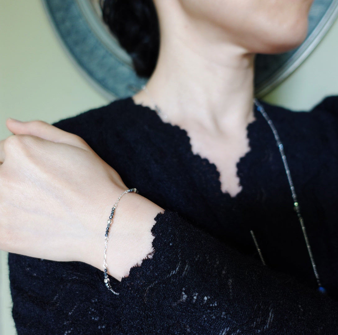 Silver Terahertz Chain Bracelet - Yun Boutique