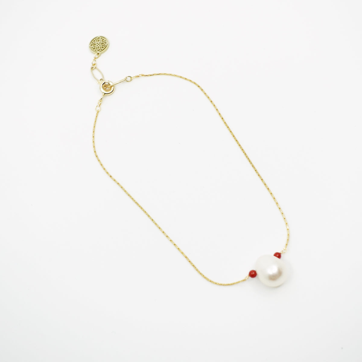 Gold Filled Fresh Water Pearl Anklet - Yun Boutique