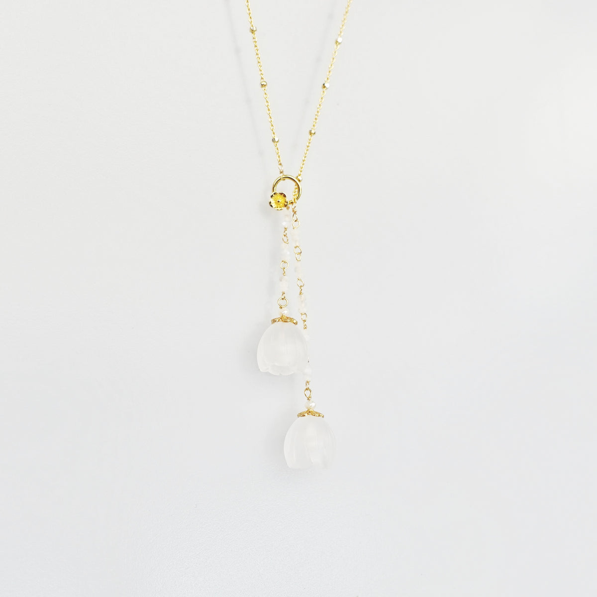 Udumbara Flower Necklace - Yun Boutique