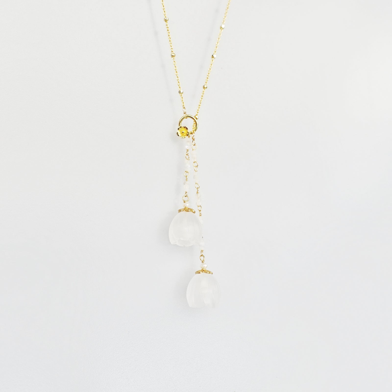 Udumbara Flower Necklace - Yun Boutique